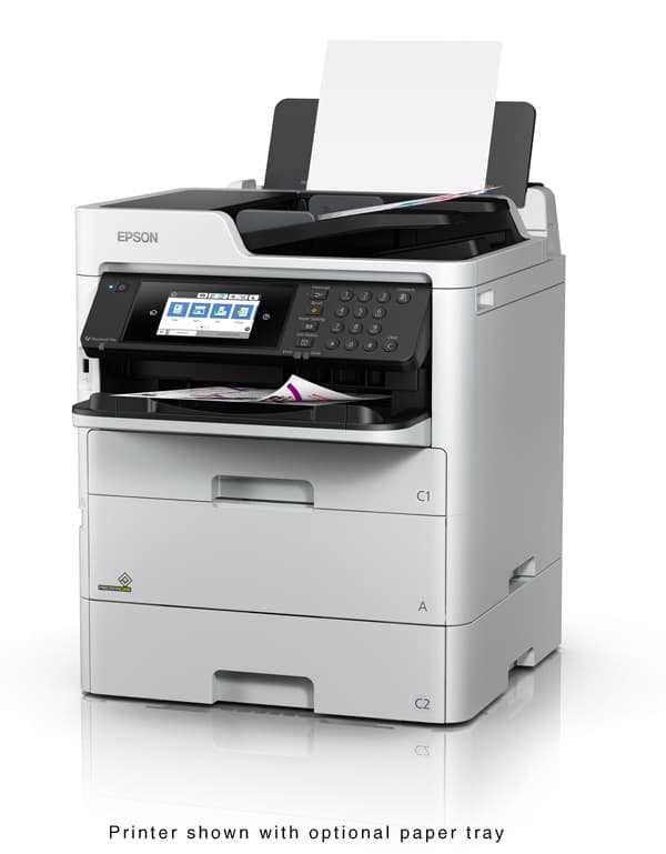 Epson WorkForce Pro WF-C579R with optional paper tray